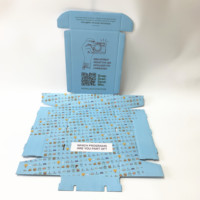 Cajas de Cartón Corrugado Reciclado Personalizadas con Relieve, Diseño Portátil, Impresión Completa por Dentro y por Fuera