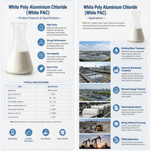 Cloruro de Polialuminio (PAC) Blanco de Grado Alimenticio, <span class=keywords><strong>Floculante</strong></span> de Alta Pureza para Purificación de Agua de Piscinas - Product Image 3