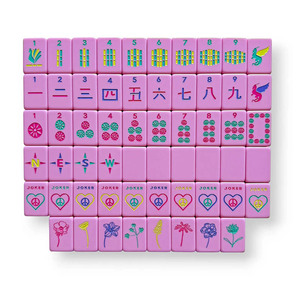 160 Fichas de Mahjong Americanas de 4 Capas, Estilo Moderno y Lujoso, Juego de Entretenimiento, Regalo, Diseño Americano de Lujo para Amantes de los Juegos - Product Image 1