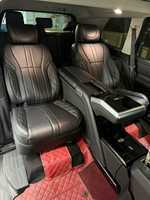 Siège VIP Captain 4 places Aero Seat LC300 Toyota Sequoia le mieux noté, kit avec réfrigérateur, cuir PU, extension de l'espace entre les jambes, glissière arrière