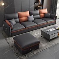 Nouveau modèle 2026 : Ensemble de canapés sectionnels en coton et lin pour salon, avec éponge à haute résilience, design moderne en forme de L
