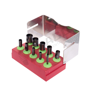 10pcs Dental Gingival Anel Cortador Ferramentas Implante Tissue Punch Aço Inoxidável Instrumentos Cirúrgicos Conjunto autoclavável - Product Image 2