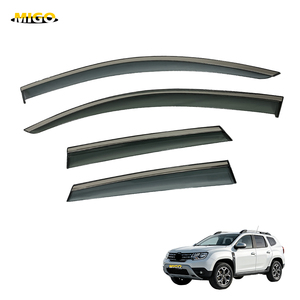Deflettori per Finestrini In-Channel in Vendita Diretta dalla Fabbrica per Renault <span class=keywords><strong>Dacia</strong></span> <span class=keywords><strong>Duster</strong></span> 2024, Set di 4 <span class=keywords><strong>Pezzi</strong></span> Protezione dalla Pioggia |   PC Resistente ai Raggi UV - Product Image 1