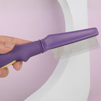 Peigne pour animaux de compagnie, peigne pour chat, peigne pour chien, râteau de toilettage, peigne anti-puces