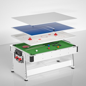 <span class=keywords><strong>Table</strong></span> <span class=keywords><strong>de</strong></span> jeu multifonctionnelle rotative 4 en 1 <span class=keywords><strong>de</strong></span> 7 pieds, nouvelle mode, avec billard/<span class=keywords><strong>hockey</strong></span> sur air/tennis/<span class=keywords><strong>table</strong></span> à manger - Product Image 3