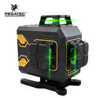 Niveau laser vert 4D 16 lignes auto-nivelant 360° °   Laser rotatif à lignes croisées pour l'installation de carreaux, la construction, la rénovation