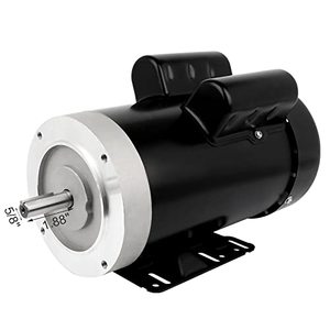 Moteur asynchrone monophasé Cuilvu 2HP 1750 tr/min 115V 230V TEFC à montage sur pied, diamètre d'arbre 5/8 - Product Image 3