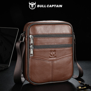 กระเป๋าหนังวัวแท้ BULLCAPTAIN สำหรับผู้ชาย แบบถือหูหิ้ว สะพายข้าง สะพายไหล่ - Product Image 1