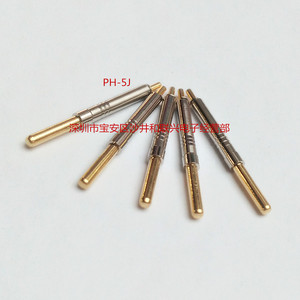 Sonda de prueba Ph-5j, punta redonda recta de cobre de 3,2 mm, conector de resorte para medición electrónica - Product Image 3