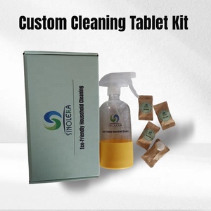 Kits de comprimés de nettoyage <span class=keywords><strong>multi</strong></span>-<span class=keywords><strong>usages</strong></span> jetables écologiques personnalisés concentrés de <span class=keywords><strong>nettoyant</strong></span> <span class=keywords><strong>multi</strong></span>-surfaces de forme solide - Product Image 2