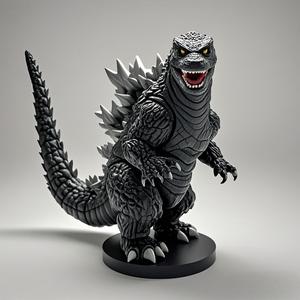 Boneka Monster rumah dalam ruangan, seni kerajinan Resin dilukis tangan karakter Model dalam ruangan