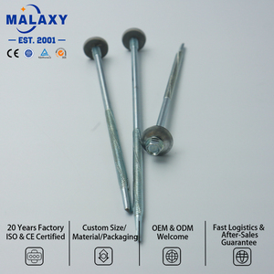 MALAXY - Vis autoperceuse longue à tête hexagonale en acier au carbone avec rondelle EPDM pour panneaux sandwich et toitures métalliques - Product Image 1