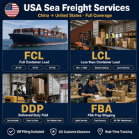 Service de fret maritime d'origine chinoise vers les ports européens et américains avec options FCL et LCL, support de documentation et transport terrestre