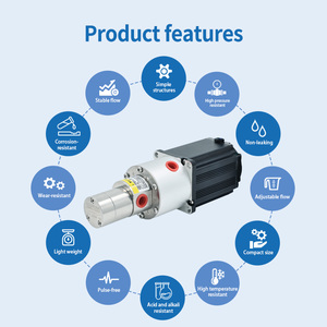 Bomba de Engranajes de Accionamiento Magnético 1.5ml/rev 316L de Flujo Estable Grado Alimenticio para Pulpa de Frutas, Jarabe, Maltosa, Máquina Dosificadora de Llenado de Jugos OEM - Product Image 3