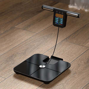 Acht-elektrode slimme lichaamsvetweegschaal LCD-controleweegfunctie Grote capaciteit voor professionele fitness vetmeting OEM - Product Image 1