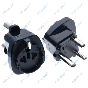 EE. UU. Europeo Schuko a tipo M Sudáfrica enchufe convertidor adaptador de viaje - Product Image 3