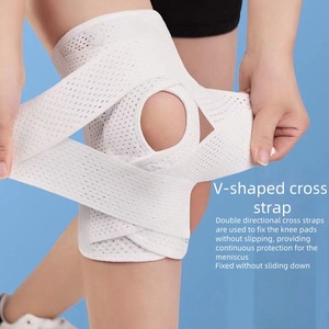 Siêu mỏng thế hệ thứ tư khum Miếng đệm đầu gối cho nam giới phụ nữ bóng rổ bóng đá thể thao mùa hè ngoài trời Spandex bảo vệ - Product Image 2