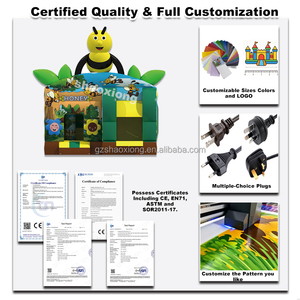<span class=keywords><strong>Castillo</strong></span> Inflable Comercial con Tobogán, Temática de Abejas, para Niños, Jardín Exterior, con Soplador - Product Image 4