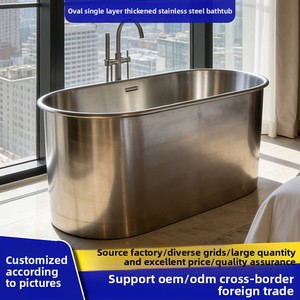 Vasca da Bagno Fredda Autoportante in Acciaio Inox 304 Personalizzata ODM per Recupero Sportivo e Impacchi Freddi, Design Moderno e Minimalista - Product Image 5