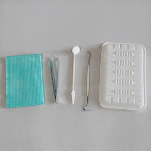 <b>Disposable</b> Dental Instrument Kit With Mouth <b>Apron</b> And Tools For Home Teeth Cleaning And Gum Care - Product Image 2