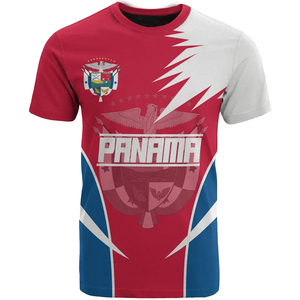 Camiseta Deportiva de Poliéster para Hombre con Sublimación de la Bandera de Panamá, Envío Directo, Camisetas Personalizadas de Talla Grande para Hombre - Product Image 3