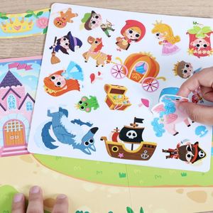 Libros de Pegatinas Creativos Reutilizables con 6 Temas Divertidos y Coloridos para Niños y Niñas de 3 a 6 Años, Regalos de Cumpleaños y Navidad - Product Image 3