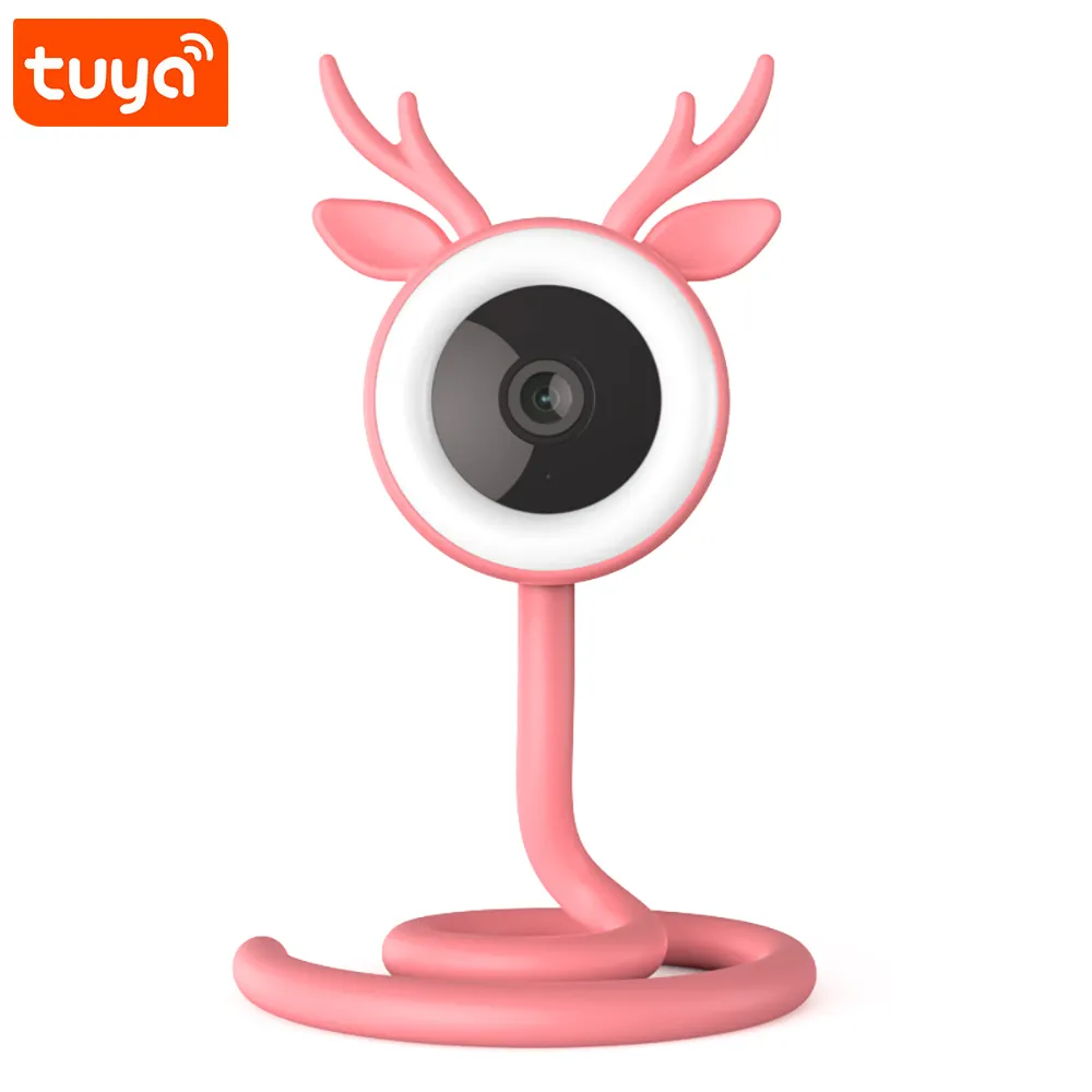 4MP 1440P Tuya Cry Detection Wireless Baby Monitor Temperature Display Feeding Remind Babysitter Nanny Cam Intercom Baby Camera