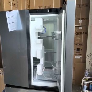 220v 520l French Door Smart Side-by-side <b>Refrigerators</b> 4door Fridge <b>Refrigerator</b> Class1 Homeuse Auto With Screen Music Hai - Product Image 2