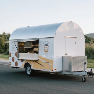 Remorques de vente de jus entièrement équipées, cuisine mobile, camion de restauration rapide avec certification CE - Product Image 4