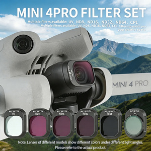 Juego de Filtros de Lente para <span class=keywords><strong>Mavic</strong></span> Mini 4 Pro, Polarizador Ajustable, Protección ND UV, CPL, Vidrio Óptico HD, Accesorios para Drones - Product Image 1