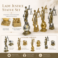 Statuette Moderne Déesse de la Richesse en Résine, Décoration d'Intérieur, Ornement de Bureau, Cadeau d'Affaires, Fourniture de Décoration