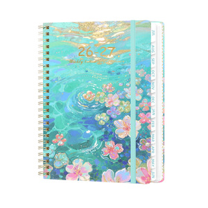 Agenda personnalisé avec logo gravé, couverture rigide, carnet de planification scolaire, cadeau, cahiers en papier, journal A5 pour étudiants - Product Image 1