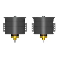 QX-MOTOR 90mm EDF 12 pales QX3758 Moteur à cannelure QF3758 Moteur sans balais EDF 1000KV 12S EDF 1200KV 8S pour jouet télécommandé