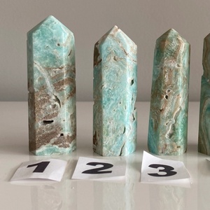 Cristal de Hemimorfita Natural de Alta Calidad, Pulido, Piedra Curativa, Torre de Feng Shui, Decoración para el Hogar - Product Image 1