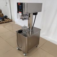 Sellador semiautomático de latas de Soda, máquina de sellado de latas de lata no giratoria