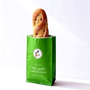 Empaque de Papel Kraft Marrón Personalizado con su Propio Logotipo, Biodegradable, Ecológico, de Grado Alimenticio, Impermeable y Resistente a la Grasa para Hamburguesas y Pasteles - Product Image 2