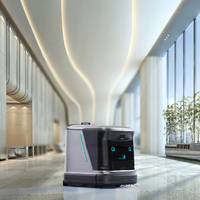 Nouveau robot de nettoyage commercial intelligent à IA, balayeuse, serpillière, aspirateur automatique, aspiration de 20 000 Pa, autopropulsé, lavage de sol