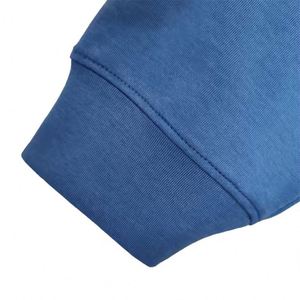 Venta al por mayor en blanco logotipo personalizado impresión multicolor liso de alta calidad pulóver mujer cuello redondo hombres sudadera - Product Image 3