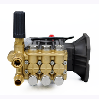 Pompe à piston haute pression Total Stop 150 bars avec interrupteur marche/arrêt, débit de 15 L/min, 380 V pour nettoyeur haute pression et traitement des eaux usées