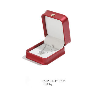 Wholesale Custom Logo Luxury Crown PU Leather Bracelet & Ring <b>Storage</b> Jewelry <b>Box</b> Holiday Gift ELEqueen EQ002 - Product Image 4