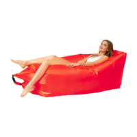 Canapé gonflable d'extérieur de haute qualité, style Dopamine, en PVC, pour une personne, inclinable, portable, pour le camping, la sieste et les festivals de musique