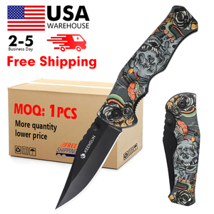Cuchillo de bolsillo <span class=keywords><strong>Boker</strong></span> de entrega rápida OEM, cuchillo de caza de supervivencia de hoja plegable promocional - Product Image 1