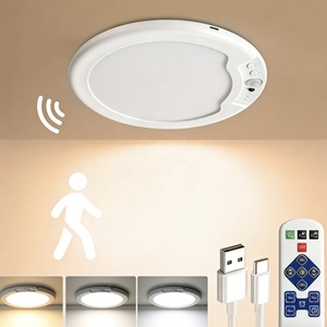 <span class=keywords><strong>Plafonnier</strong></span> <span class=keywords><strong>LED</strong></span> encastré IP65 au design moderne avec capteur de charge pour cuisines, couloirs, escaliers, entrepôts et entrées de maison - Product Image 1
