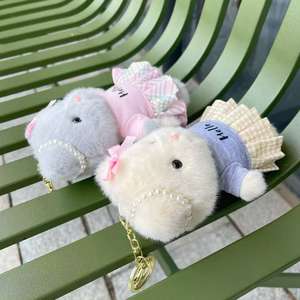 HECION Lindo Llavero de Peluche de Gato para Parejas, Adorable Muñeco de Peluche de Gato <span class=keywords><strong>Jasmine</strong></span> para Niñas, Regalo de Cumpleaños, Decoración para Bolsas - Product Image 6