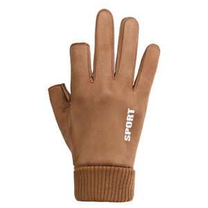 Gants de sport à séchage rapide avec logo personnalisé, poignets côtelés, antidérapants, compatibles écran tactile, pour la conduite en extérieur, le camping et les activités quotidiennes - Product Image 4