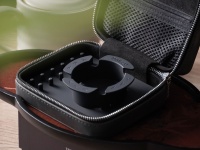 Étui pour écouteurs en cuir de qualité supérieure Tangzu Ultimate Upgrade, étui de rangement anti-poussière pour écouteurs HiFi, sac de transport pour accessoires audio IEM