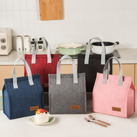 Sac à lunch isotherme en polyester avec doublure en aluminium et rembourrage en coton perlé EPE, boîte à lunch plate rectangulaire, vente en gros OEM ODM