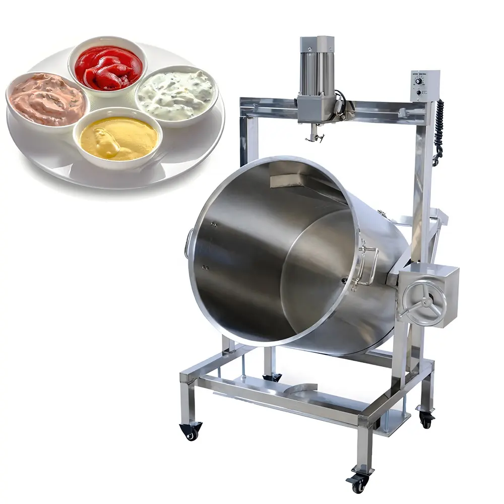 Best Price Food Heat Machine Sugar Sauce Cooking Pots With Mixer/jam Jacketed Cooker With Agitator/candy Cooking Machine