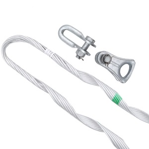 Morsetto di tensione ONY per cavo ottico, isolatore a tensione pre-torsionato, filo di messa a terra per cavo ottico OPGW - Ingrosso di fabbrica - Product Image 3