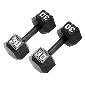 Bán buôn HEX quả tạ cơ bản Neoprene Workout quả tạ tập thể dục 5 10 20 30 40 50lb Bộ gang Hex sơn quả tạ - Product Image 4